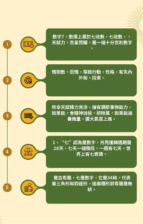 數字7吉凶|周易數理：7這個數字的吉凶